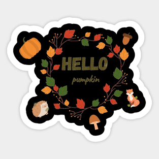 Birthday Pumpkin October Birthday Libra Scorpio Sticker